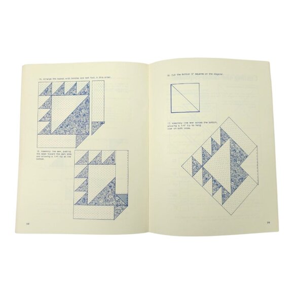 May Basket Flying Geese Eleanor Burns 1988 1992 Quilt In A Day Paperback Books - Picture 12 of 14